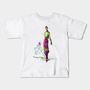 Fashion Model 01 Kids T-Shirt